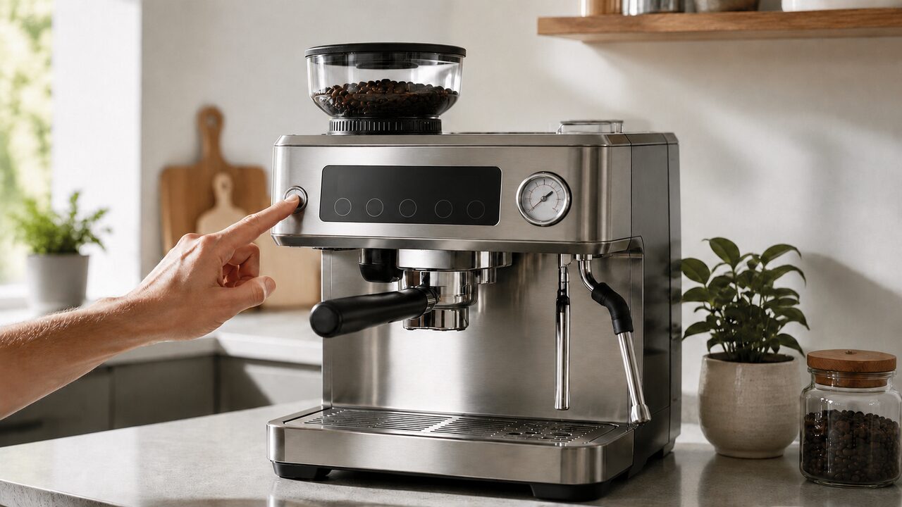 Breville Barista Express showing no lights when the power button is pressed