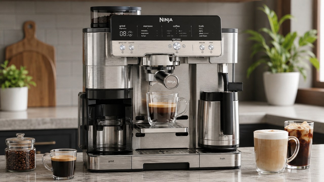 Ninja Luxe Café ES601 milk frother and steam wand