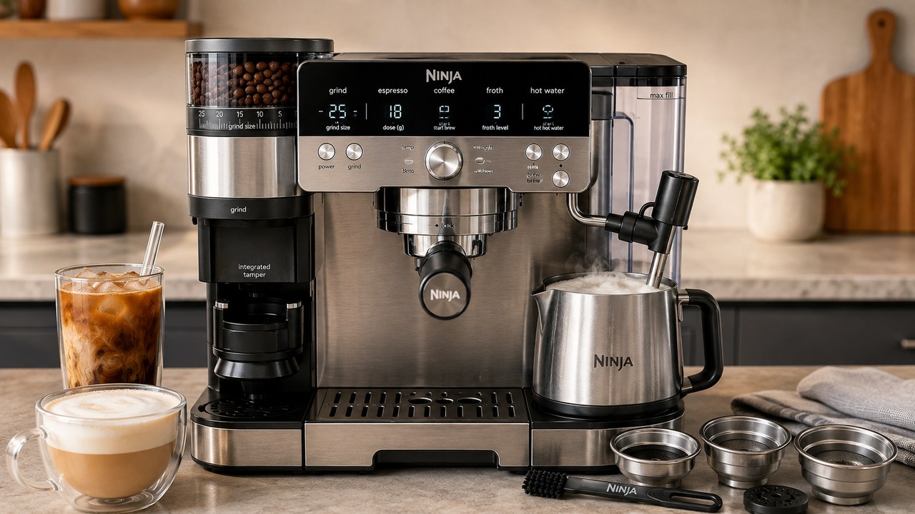 Ninja Luxe Café Pro ES701 frother and steam wand