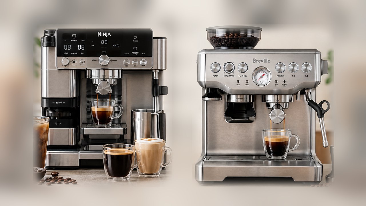 Ninja Luxe Café Premier ES601 vs Breville Barista Express BES870XL