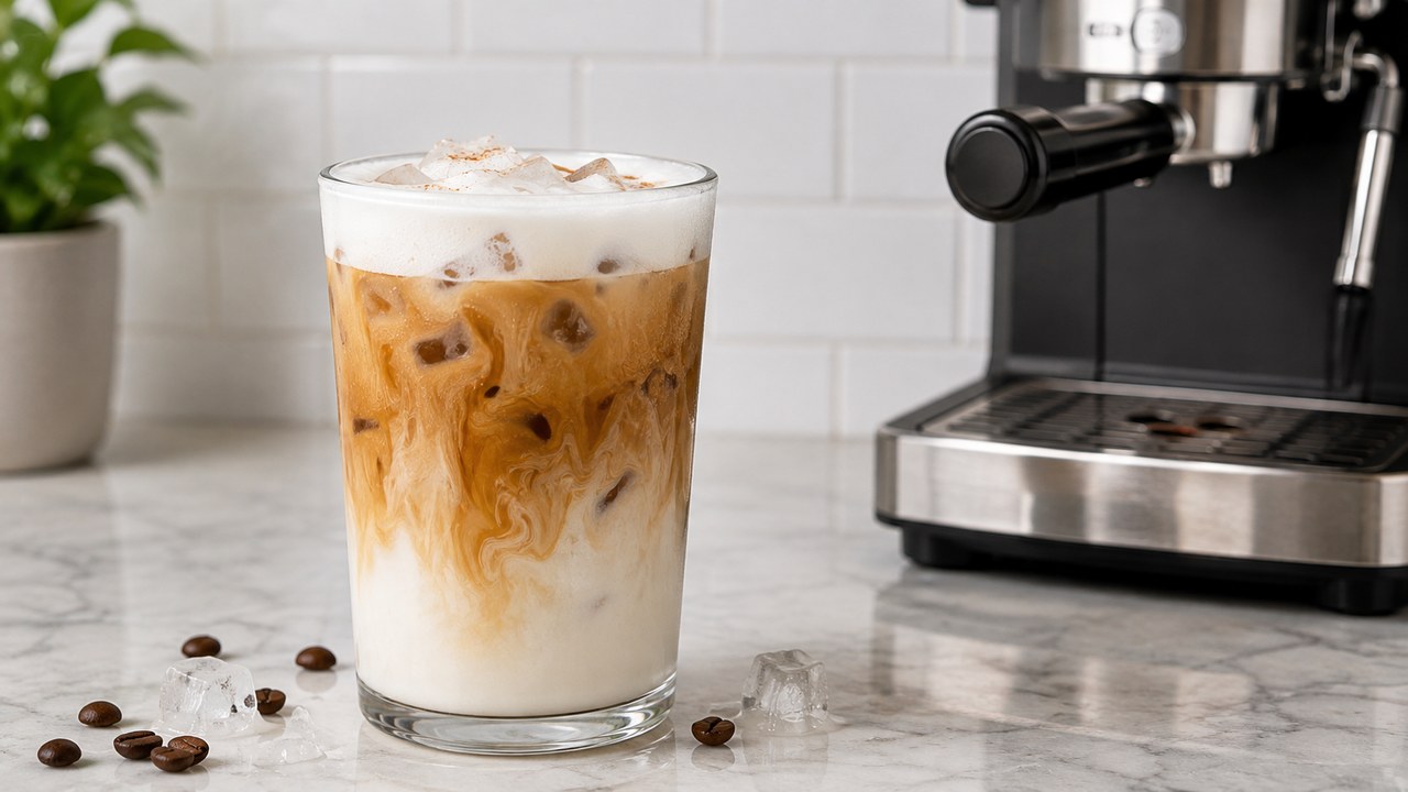 Ninja Luxe Café Pro ES701 iced latte with cold foam