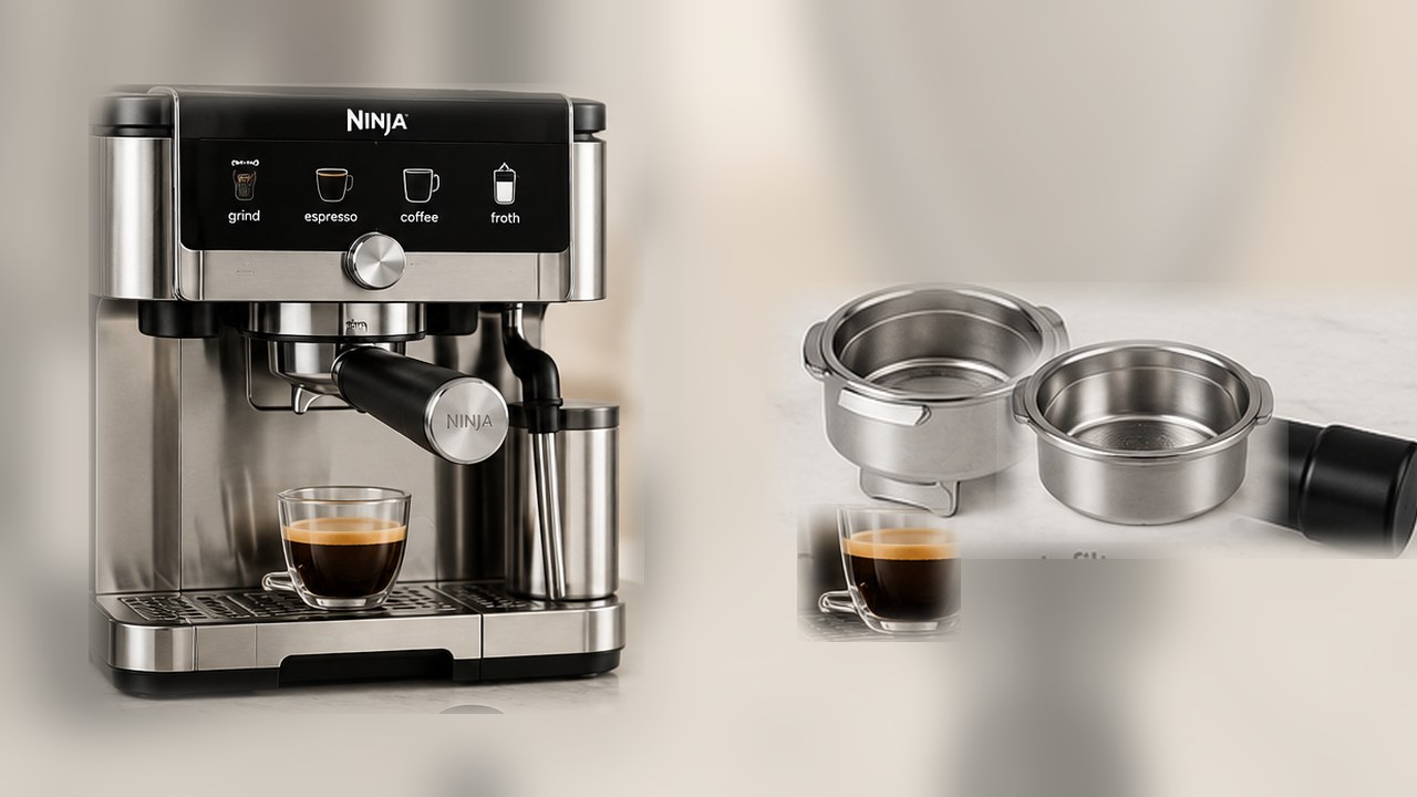 Ninja Luxe Café Pro ES701 portafilter and compatible accessories